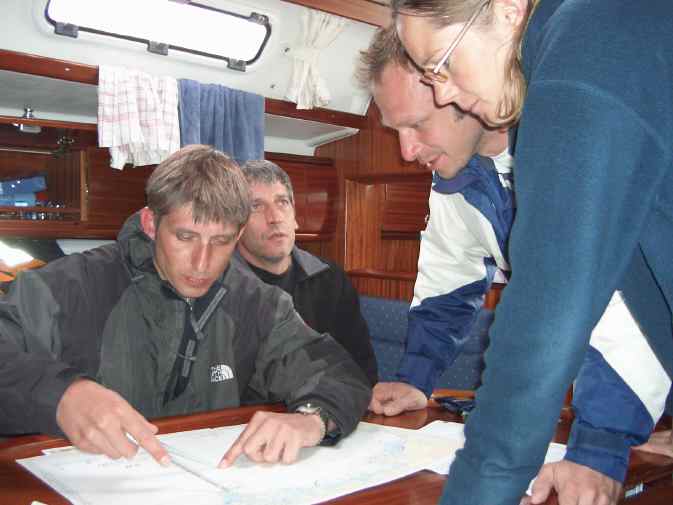 Die Nachbarcrew plant f. morgen