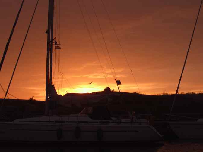 Utklippan Sonnenuntergang 21.30