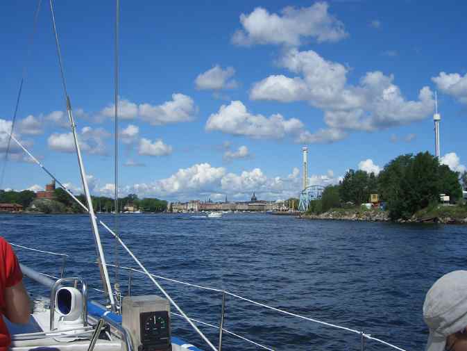 Ankunft in Stockholm