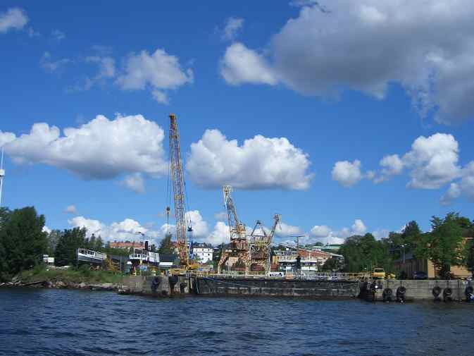 Giraffen im Trockendock